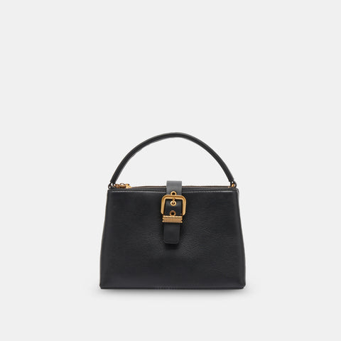 DOLCEVITA CHARLY BLACK LEATHER Sale Handbags