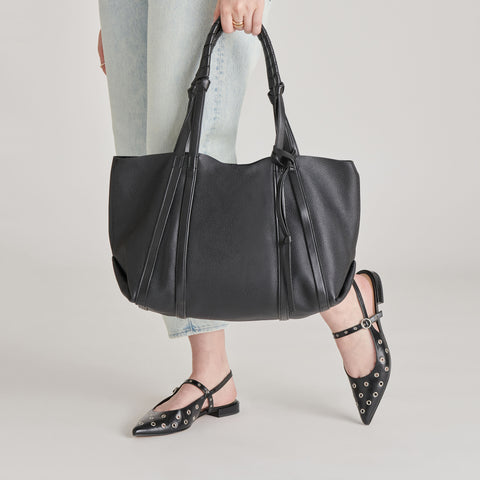 DOLCEVITA DIANA BLACK LEATHER Handbags