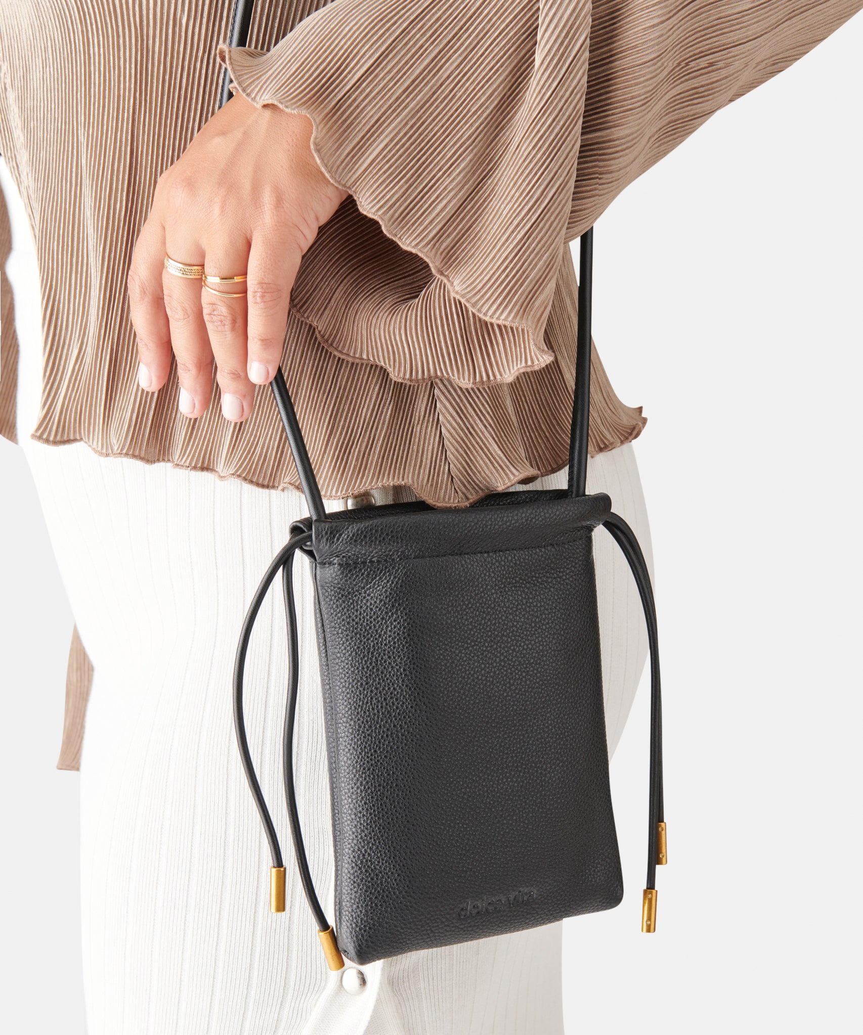 EVIE BLACK LEATHER