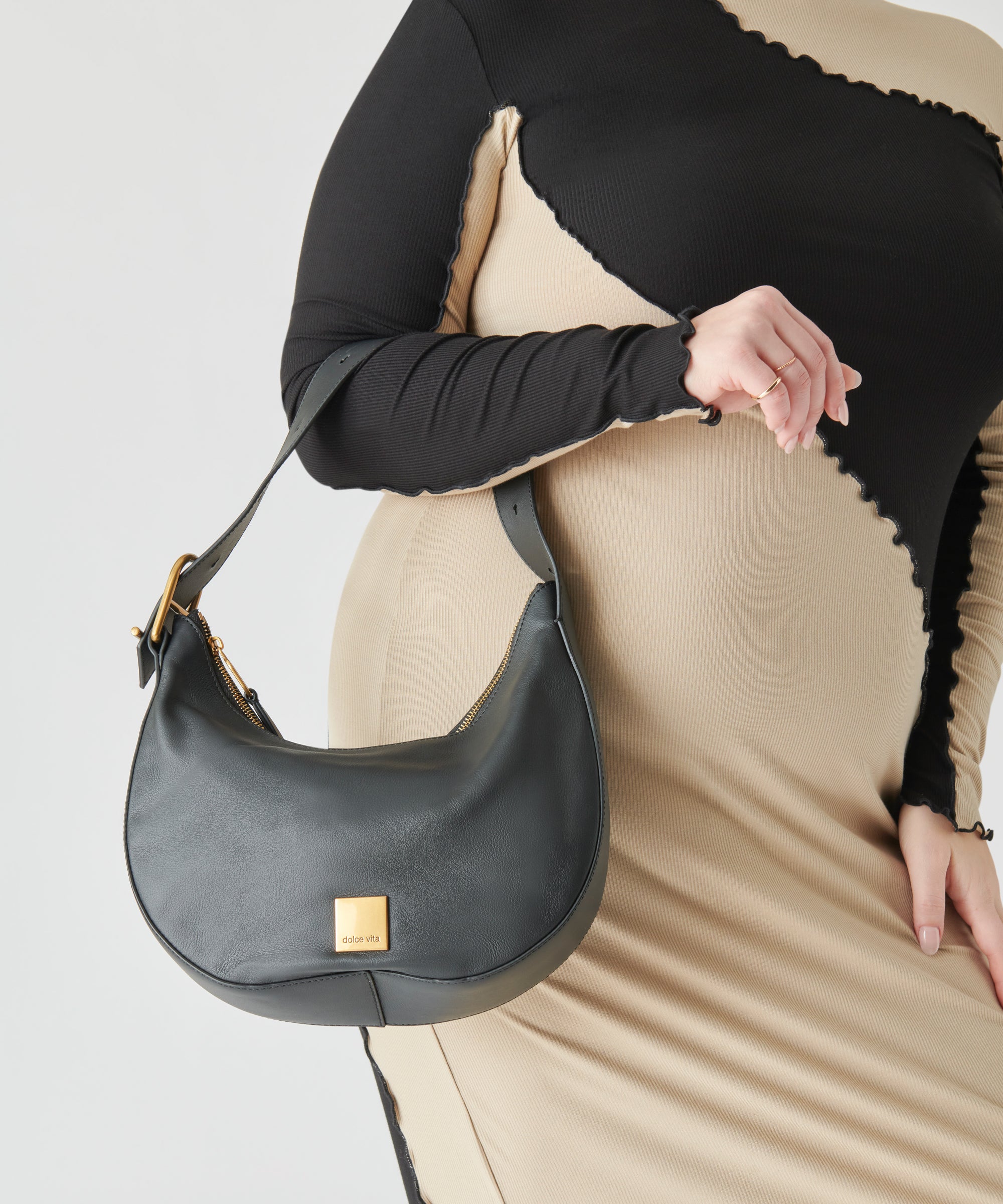 LANEE BLACK LEATHER