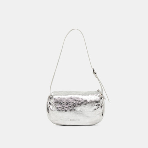 DOLCEVITA LIVI SILVER LEATHER Sale Handbags