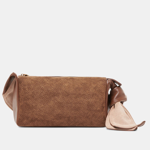 DOLCEVITA MAUREEN CHOCOLATE SUEDE Shoulder Bags