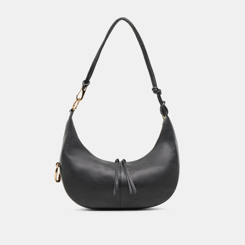 DOLCEVITA MELANIE BLACK LEATHER Shoulder Bags