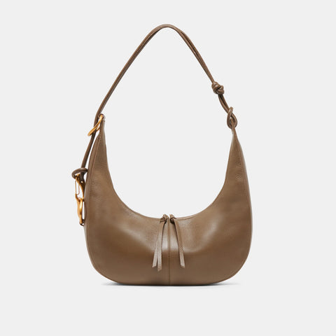 DOLCEVITA MELANIE OLIVE LEATHER Shoulder Bags