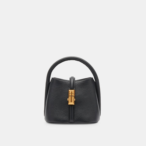 DOLCEVITA NEVE BLACK LEATHER Handbags