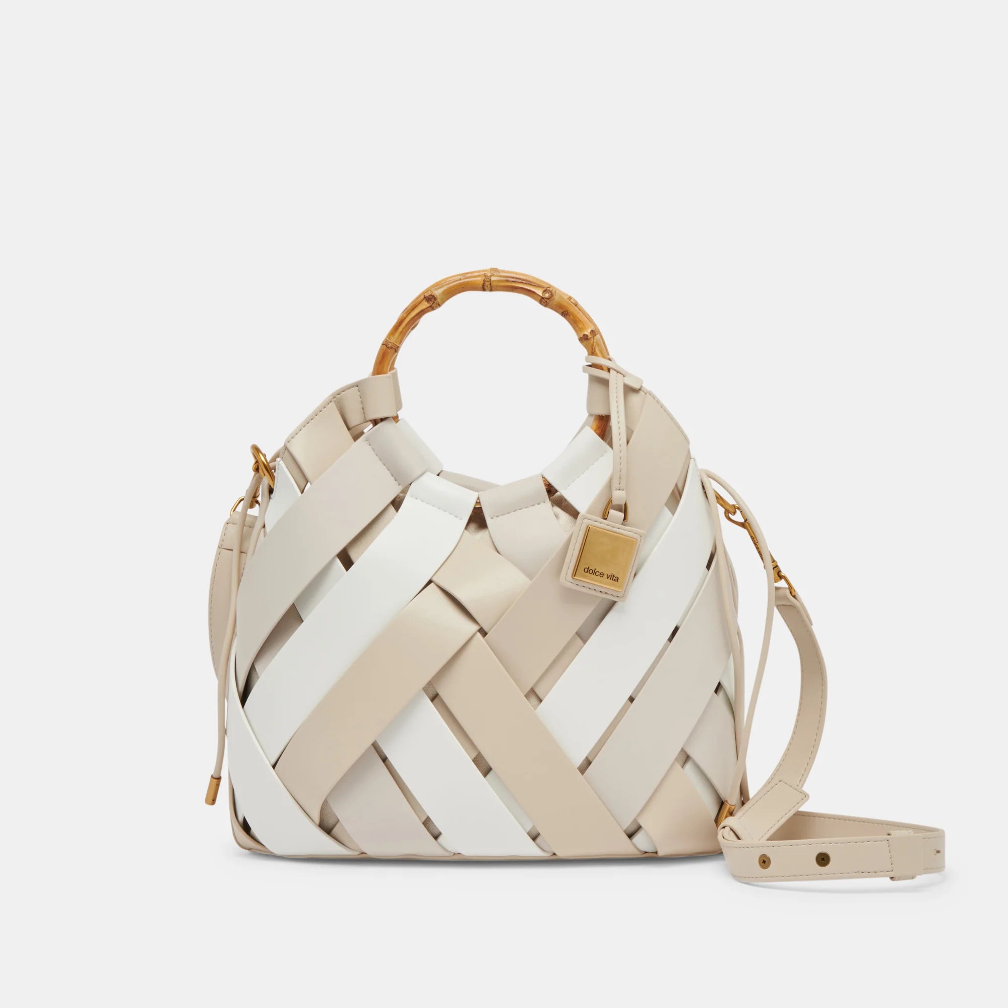 SIENNA IVORY FAUX LEATHER