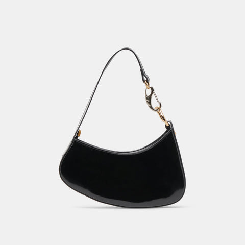 DOLCEVITA SKYLAR BLACK LEATHER Shoulder Bags