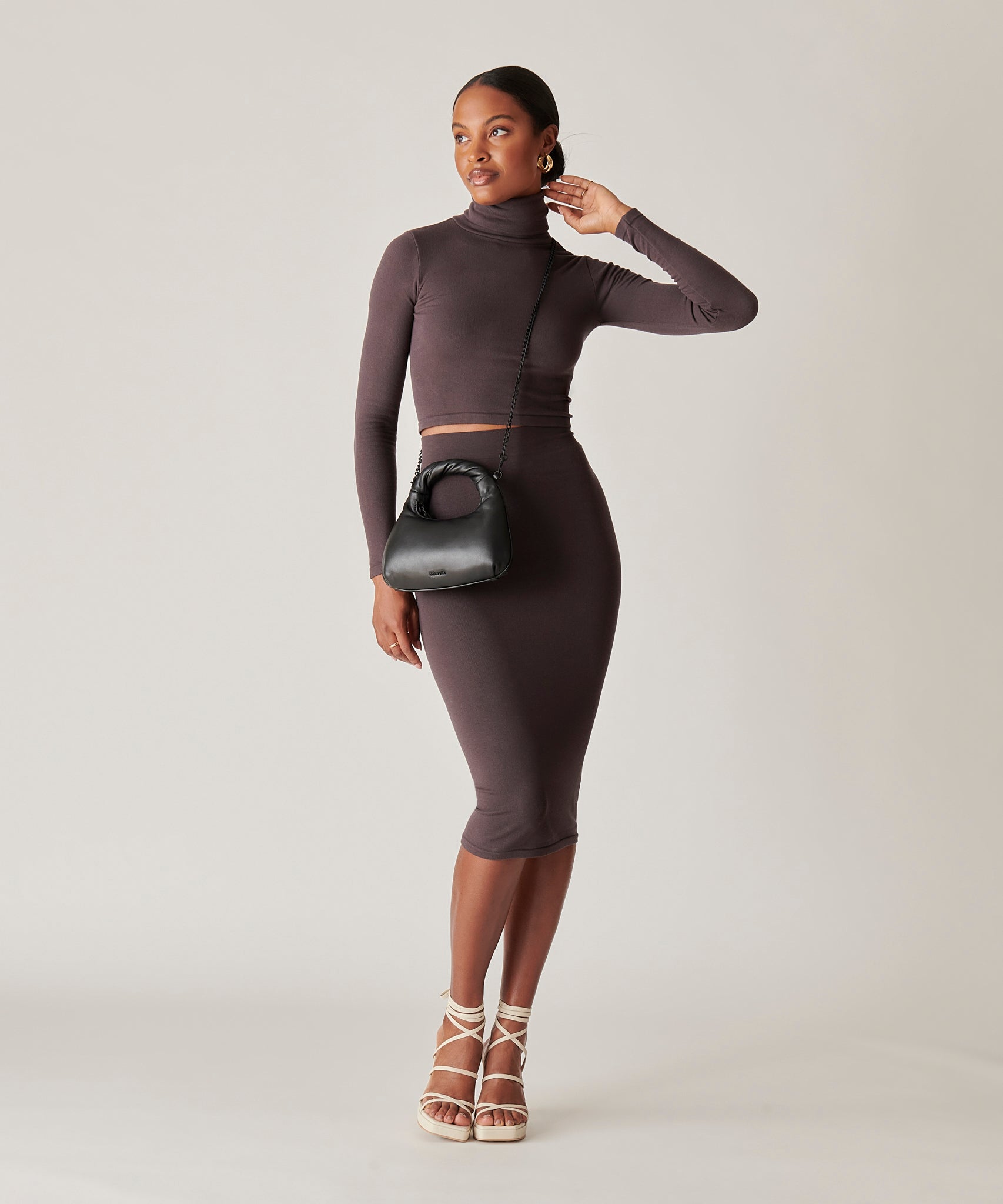 SOFIE BLACK LEATHER
