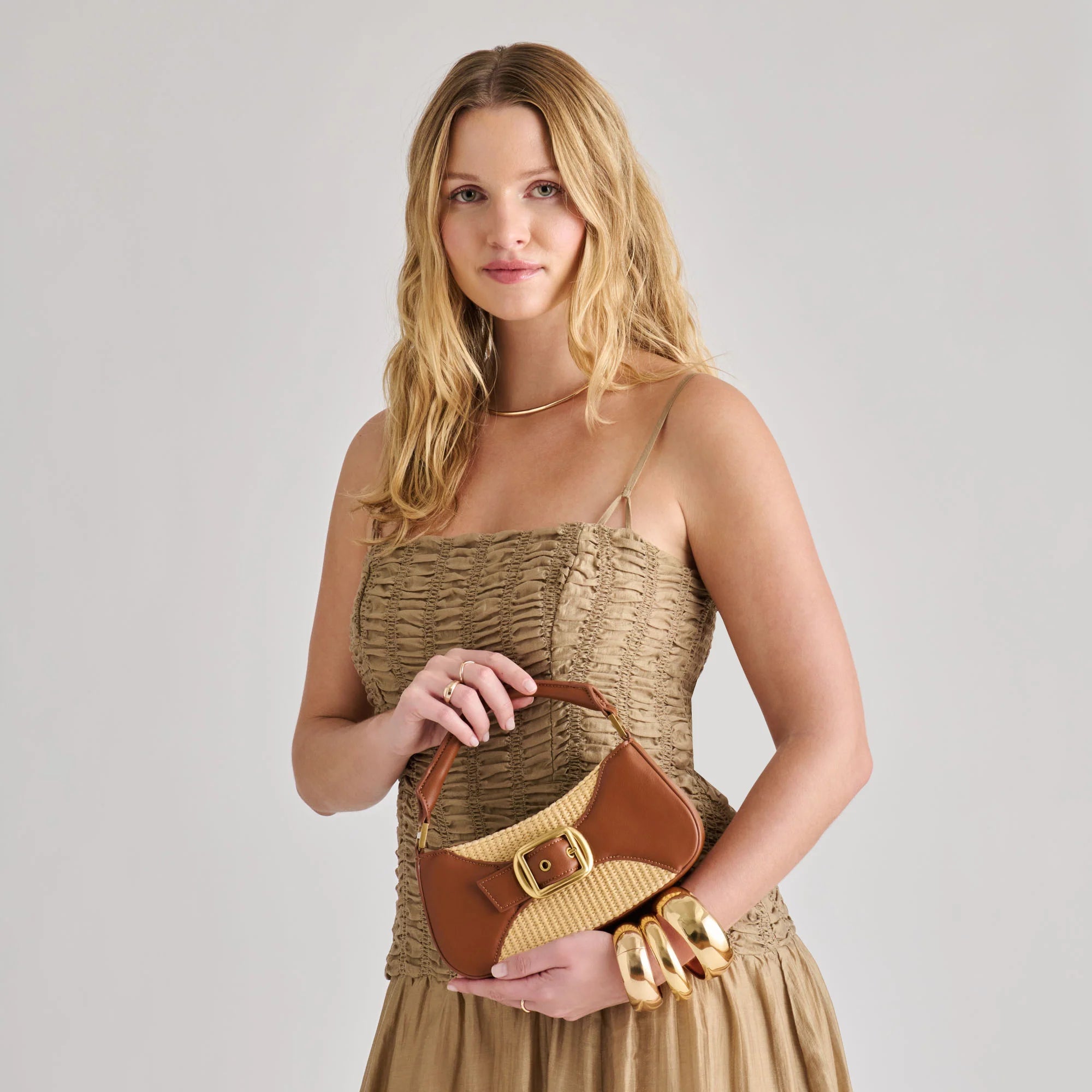 NUALA SADDLE MULTI RAFFIA - view 3