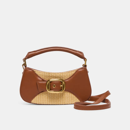 NUALA SADDLE MULTI RAFFIA