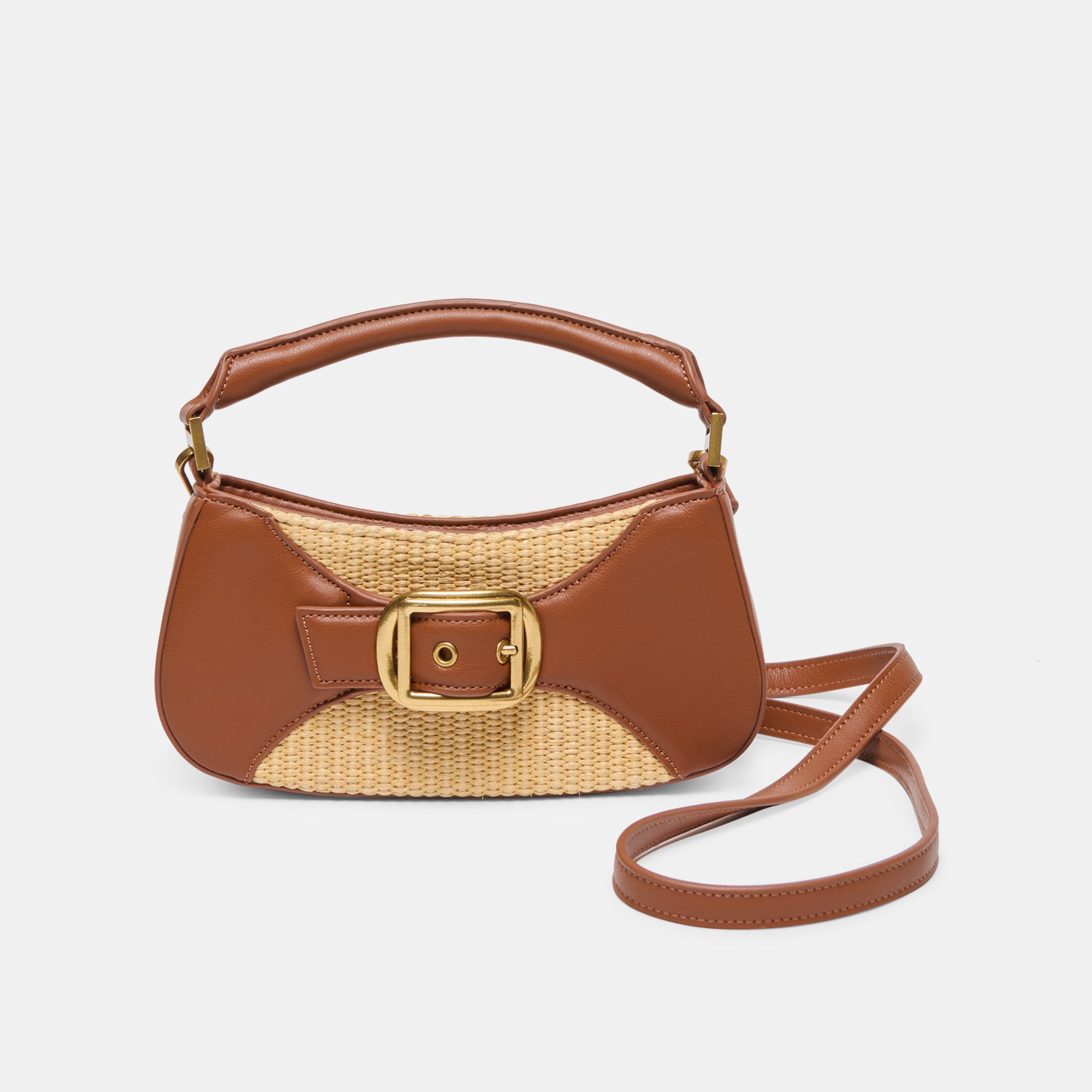 NUALA SADDLE MULTI RAFFIA