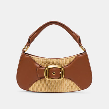 NUALA SADDLE MULTI RAFFIA