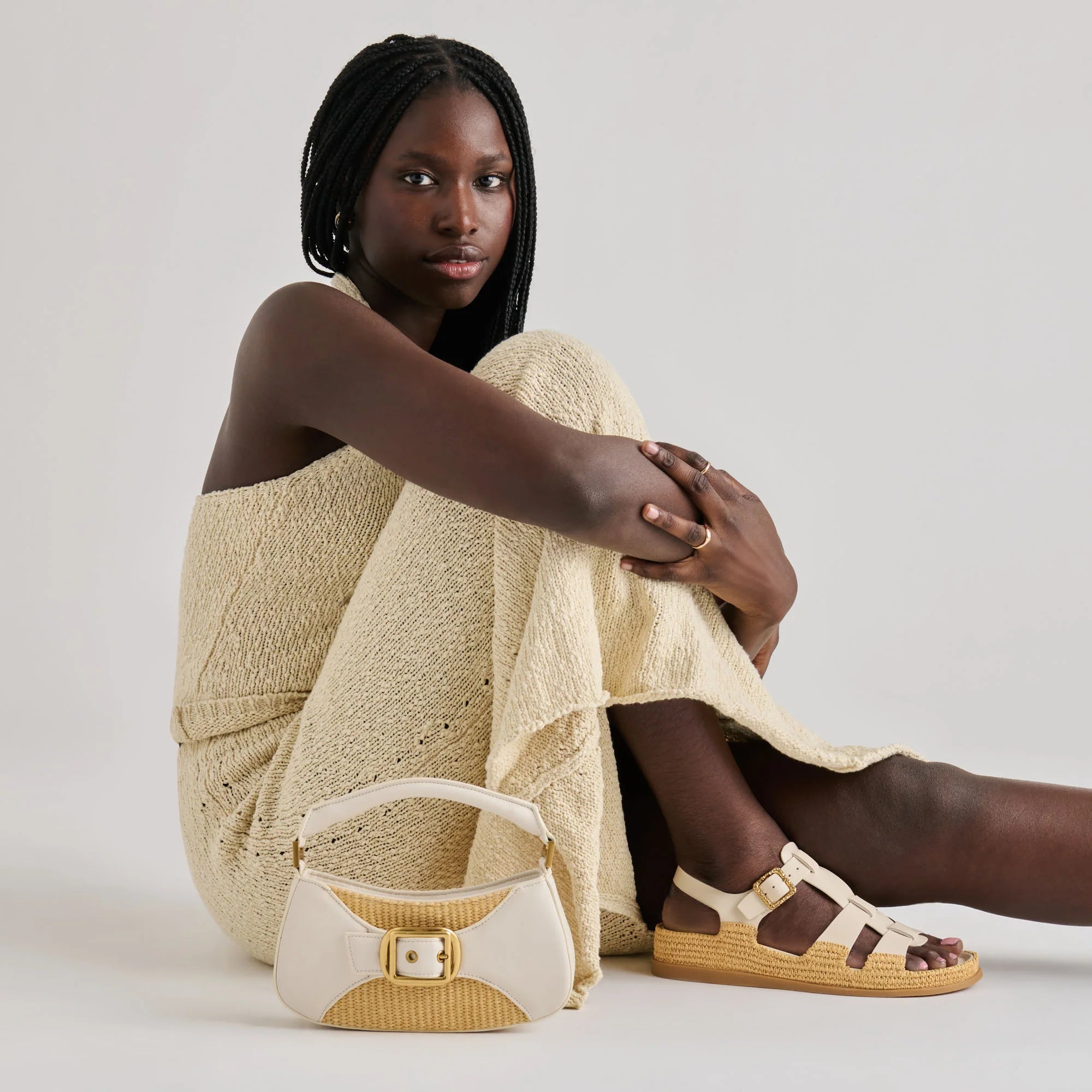 NUALA WHITE MULTI RAFFIA - view 7