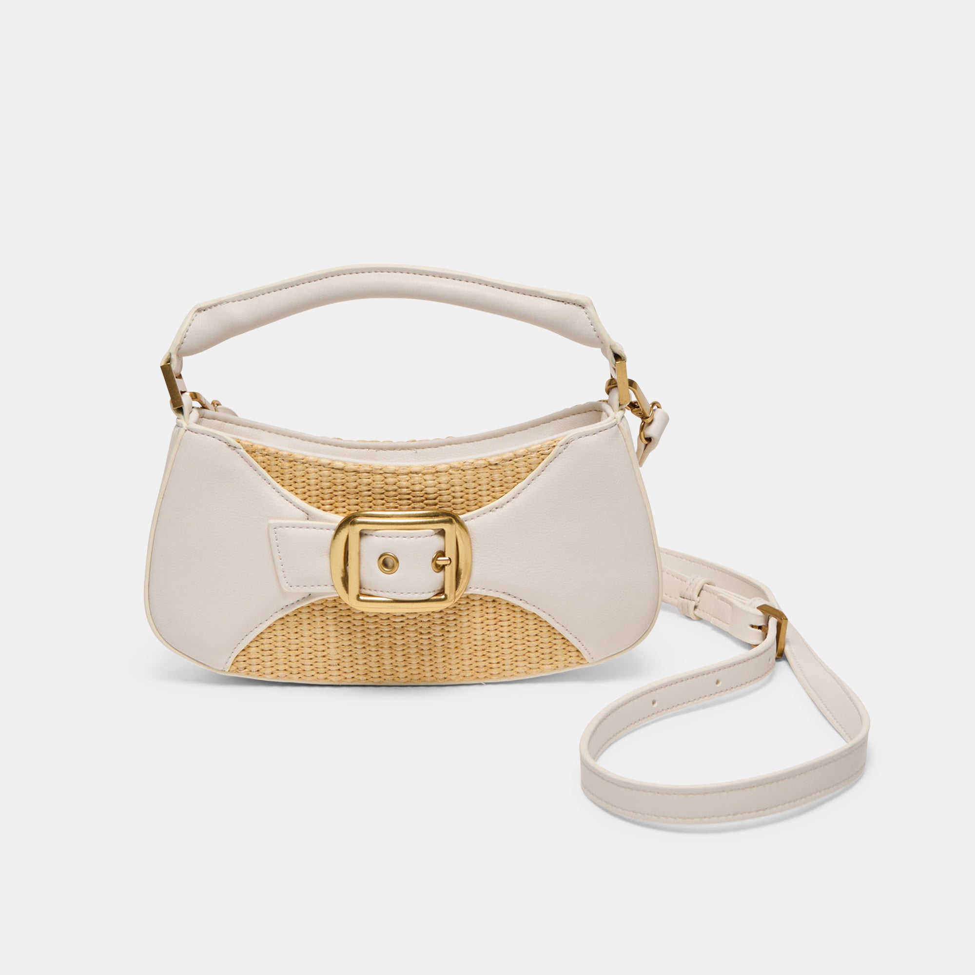 NUALA WHITE MULTI RAFFIA