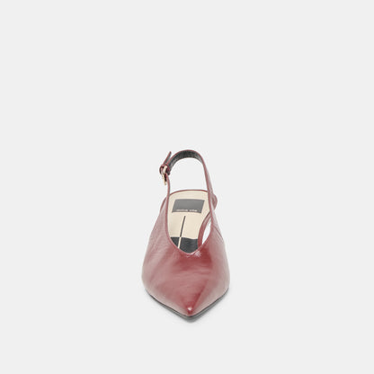 ALENNA OXBLOOD LEATHER