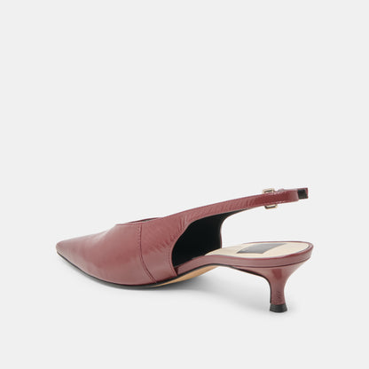 ALENNA OXBLOOD LEATHER