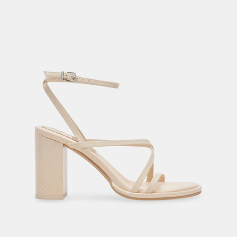 DOLCEVITA BARLY BONE LEATHER High Heels