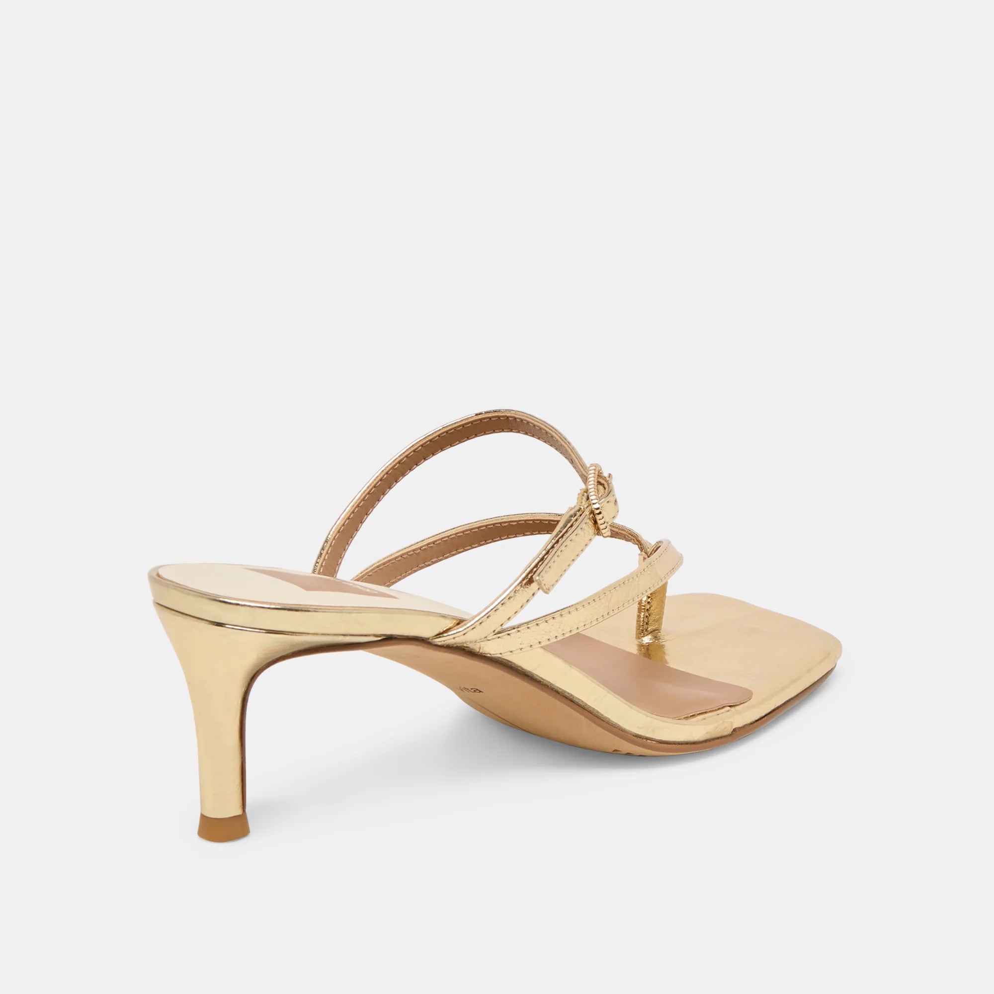 BIAGA Gold Leather Strappy Heels | Women's Designer Heels – Dolce