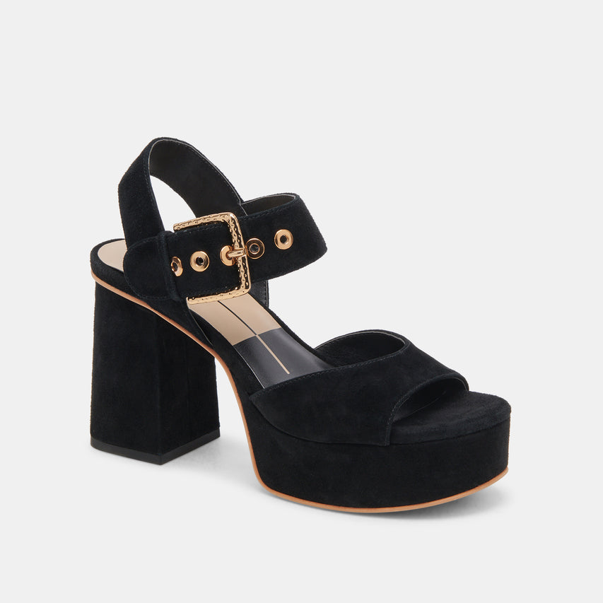 BOBBY ONYX SUEDE