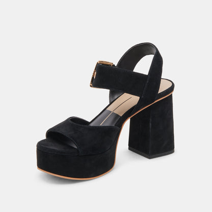 BOBBY ONYX SUEDE