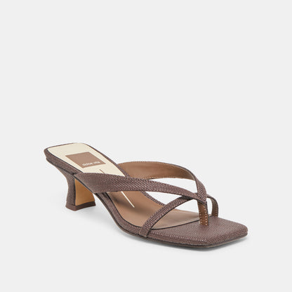 BREVEL RAFFIA CHOCOLAT
