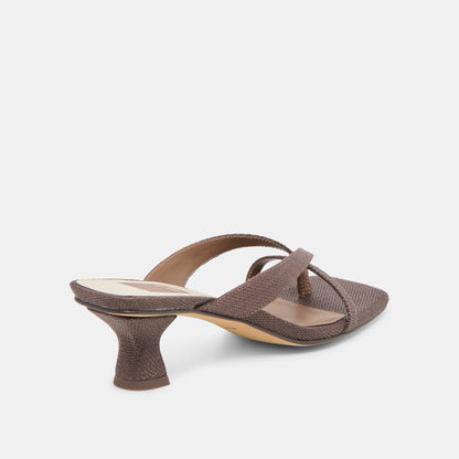 BREVEL RAFFIA CHOCOLAT