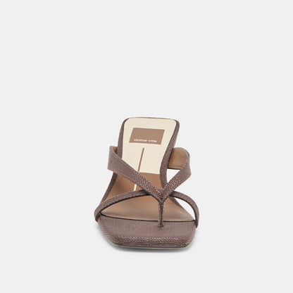 BREVEL RAFFIA CHOCOLAT
