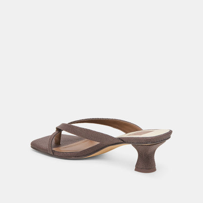 BREVEL RAFFIA CHOCOLAT