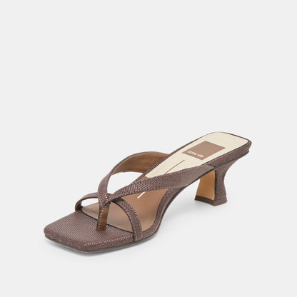 BREVEL RAFFIA CHOCOLAT
