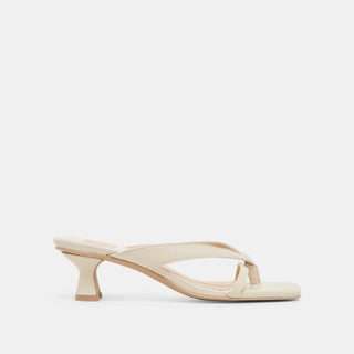 BREVEL CUIR BLANC CASSÉ
