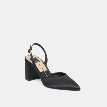 CAREL HAUT SATIN ONYX