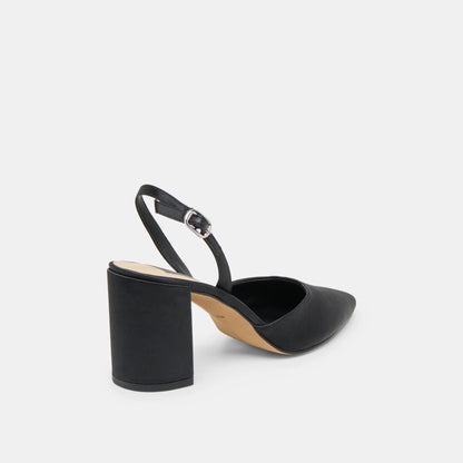 CAREL HAUT SATIN ONYX