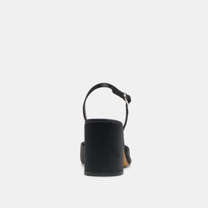 CAREL HAUT SATIN ONYX