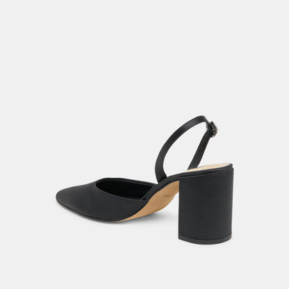 CAREL HAUT SATIN ONYX