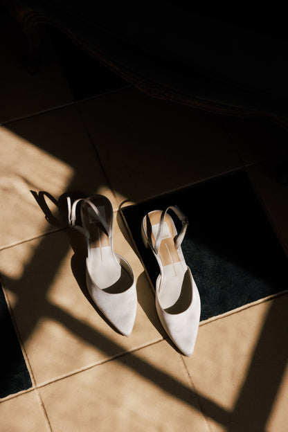 CAREL WHITE SATIN