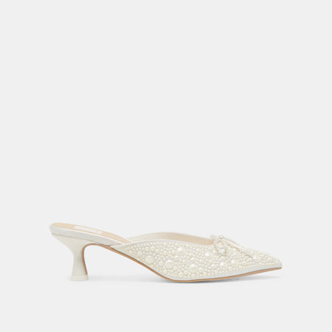 DOLCEVITA CLAYTN PEARL TRUE WHITE PEARLS All Sandals & Heels