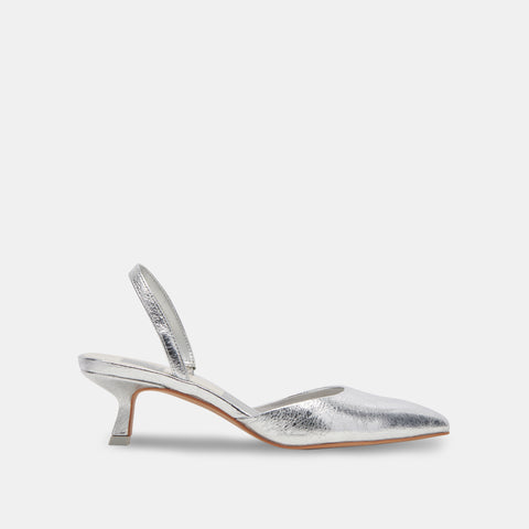 DOLCEVITA CORSA SILVER LEATHER All Sandals & Heels