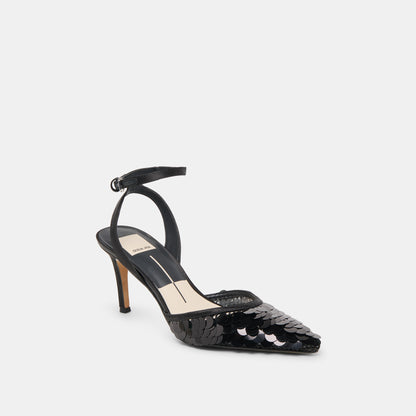 ELIZZA CONFETTI MESH ONYX