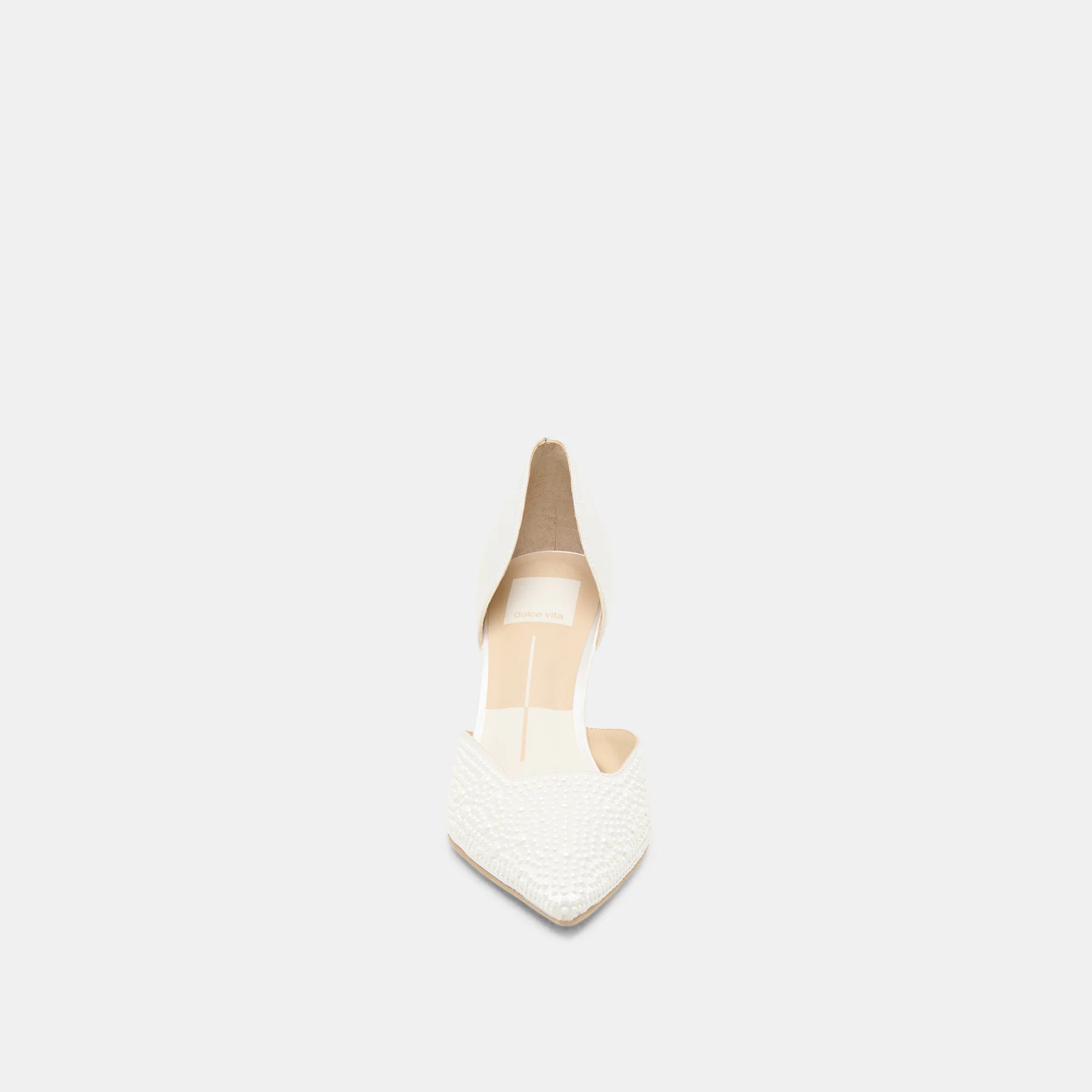 ELOY PEARL WHITE SATIN