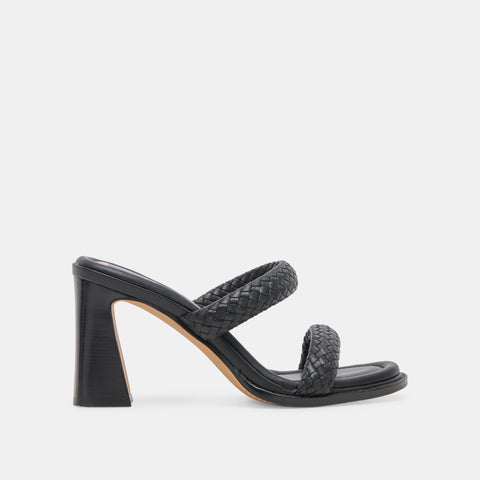 DOLCEVITA GALA BLACK LEATHER All Sandals & Heels