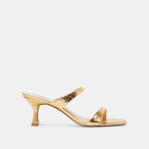 DOLCEVITA GENORA GOLD LEATHER All Sandals & Heels