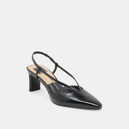 GINAY BLACK LEATHER