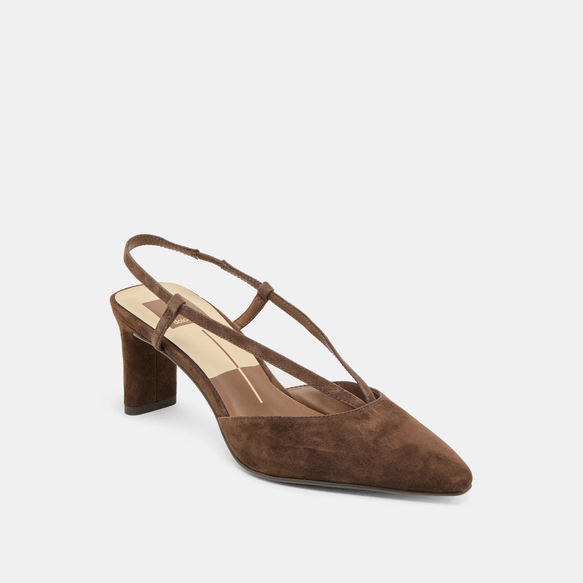 GINAY DARK BROWN SUEDE