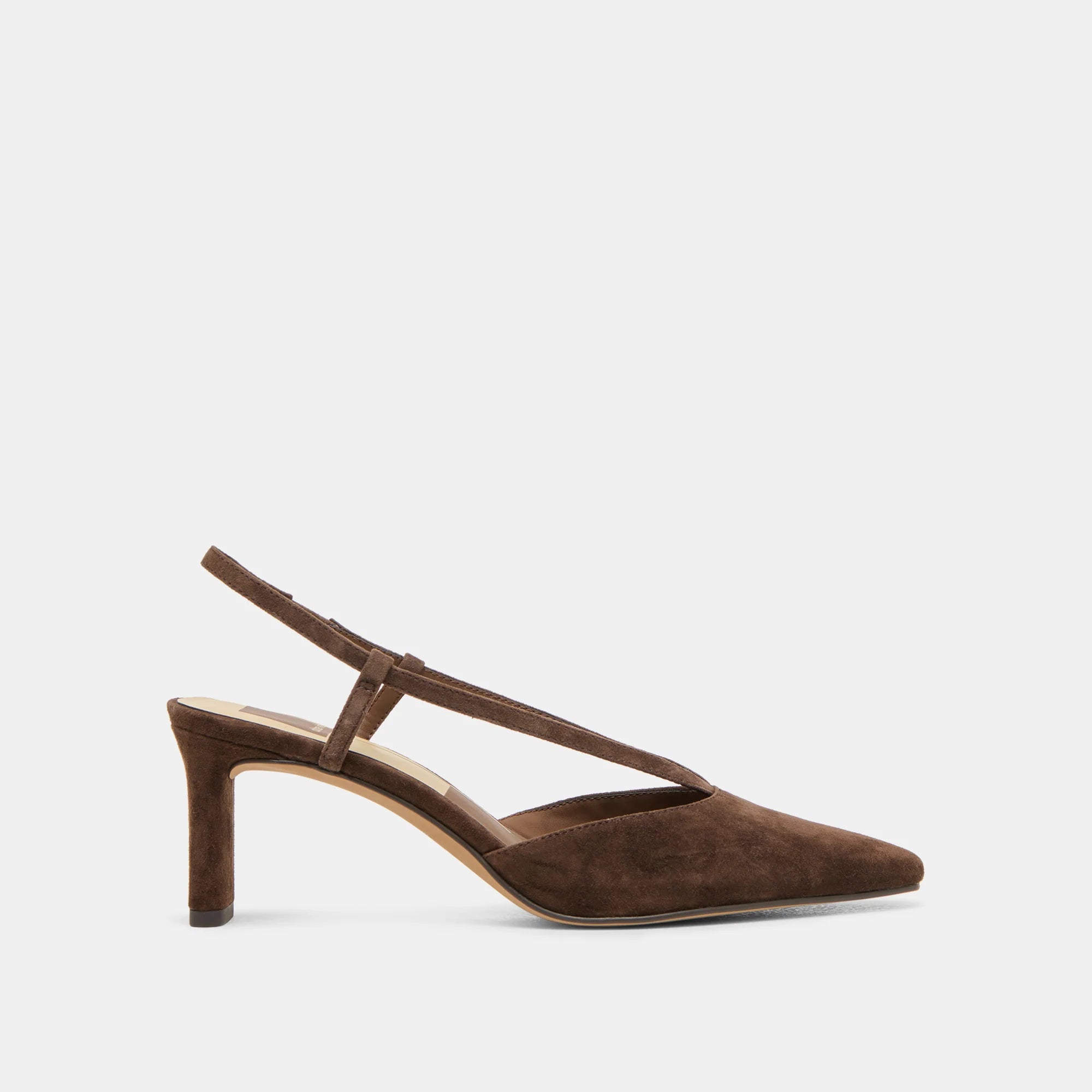 GINAY DARK BROWN SUEDE