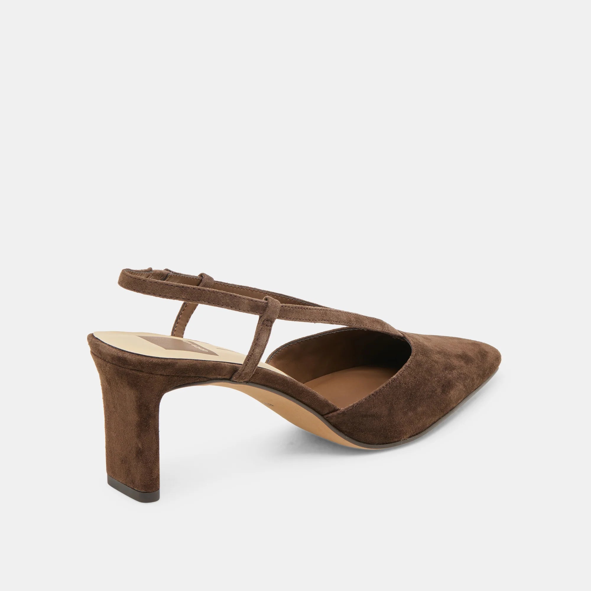 GINAY DARK BROWN SUEDE