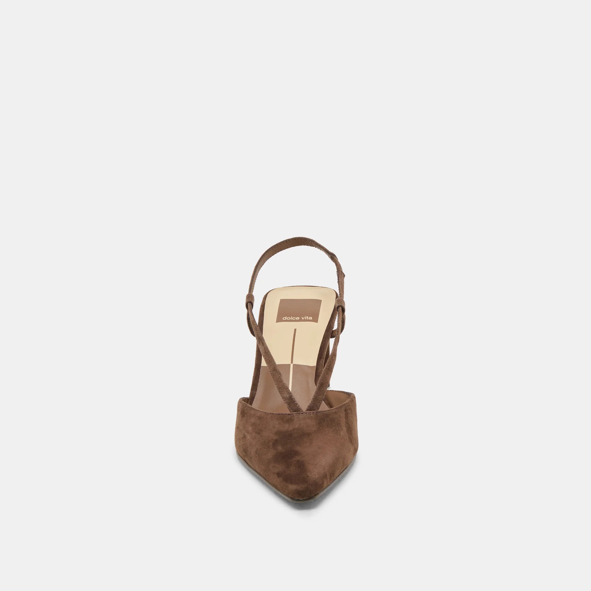 GINAY DARK BROWN SUEDE