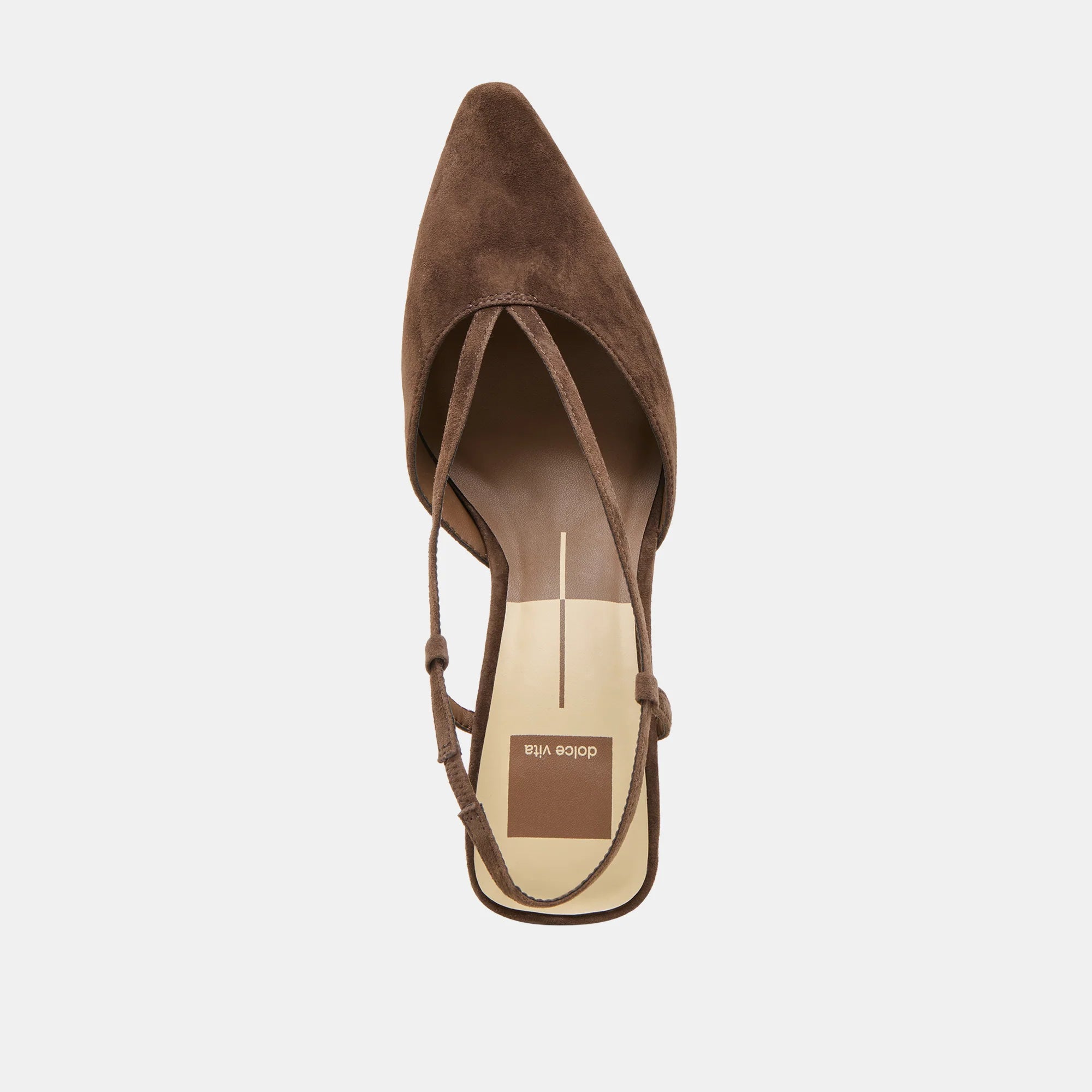 GINAY DARK BROWN SUEDE