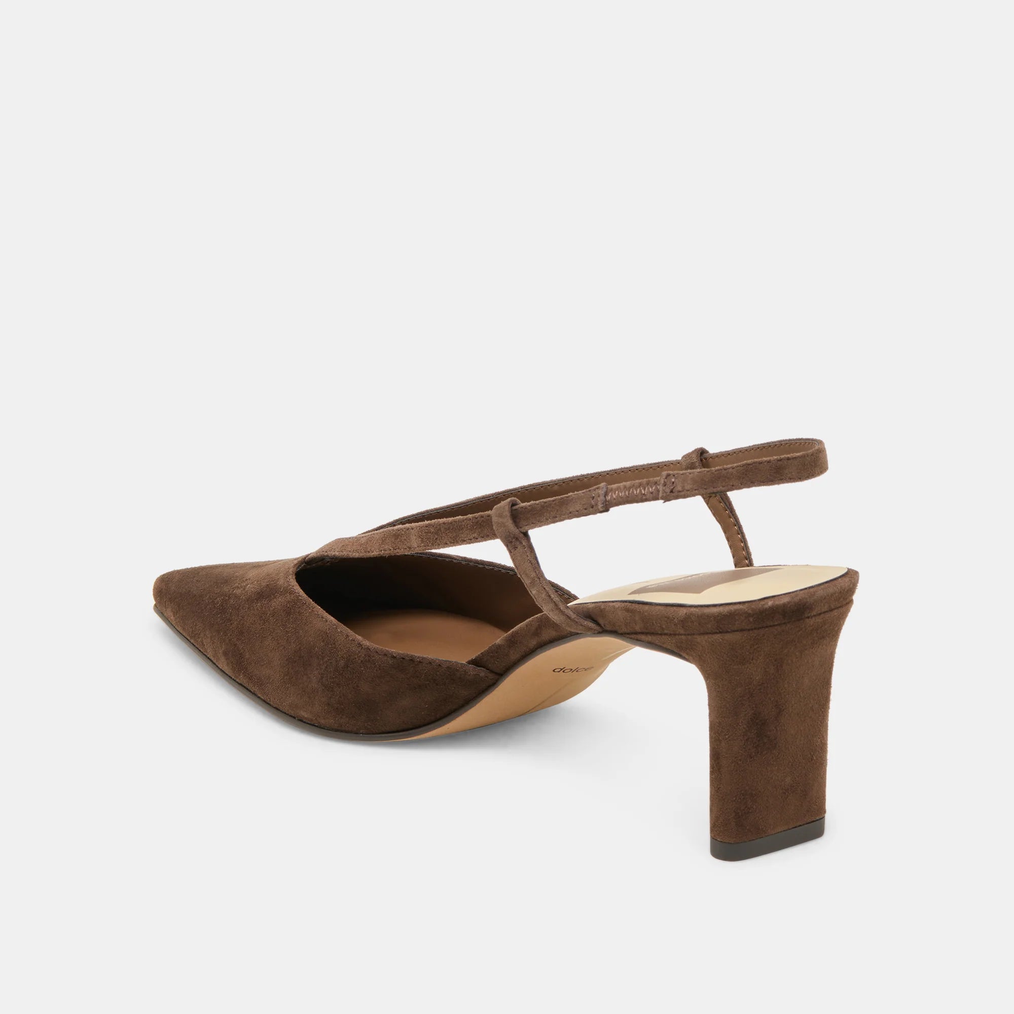 GINAY DARK BROWN SUEDE