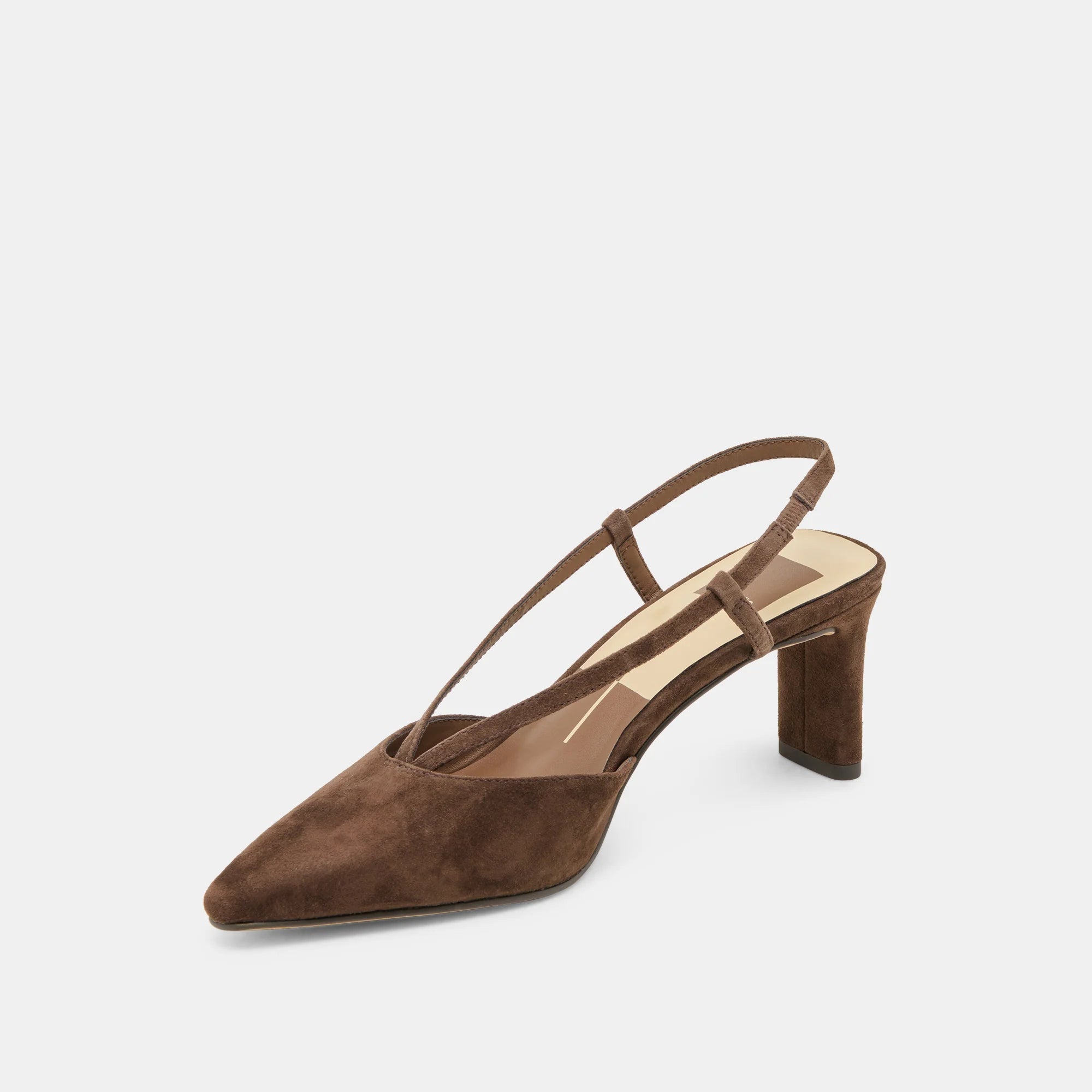 GINAY DARK BROWN SUEDE