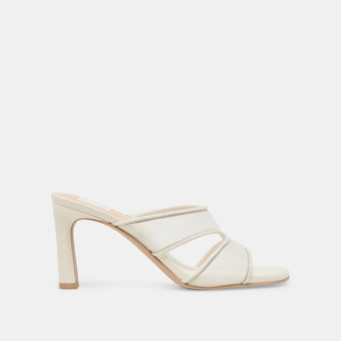 DOLCEVITA GITEL OFF WHITE MESH All Sandals & Heels